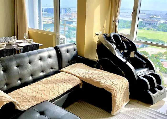 Ultimate Relaxation With Stunning View Of Staycation Apartahotel